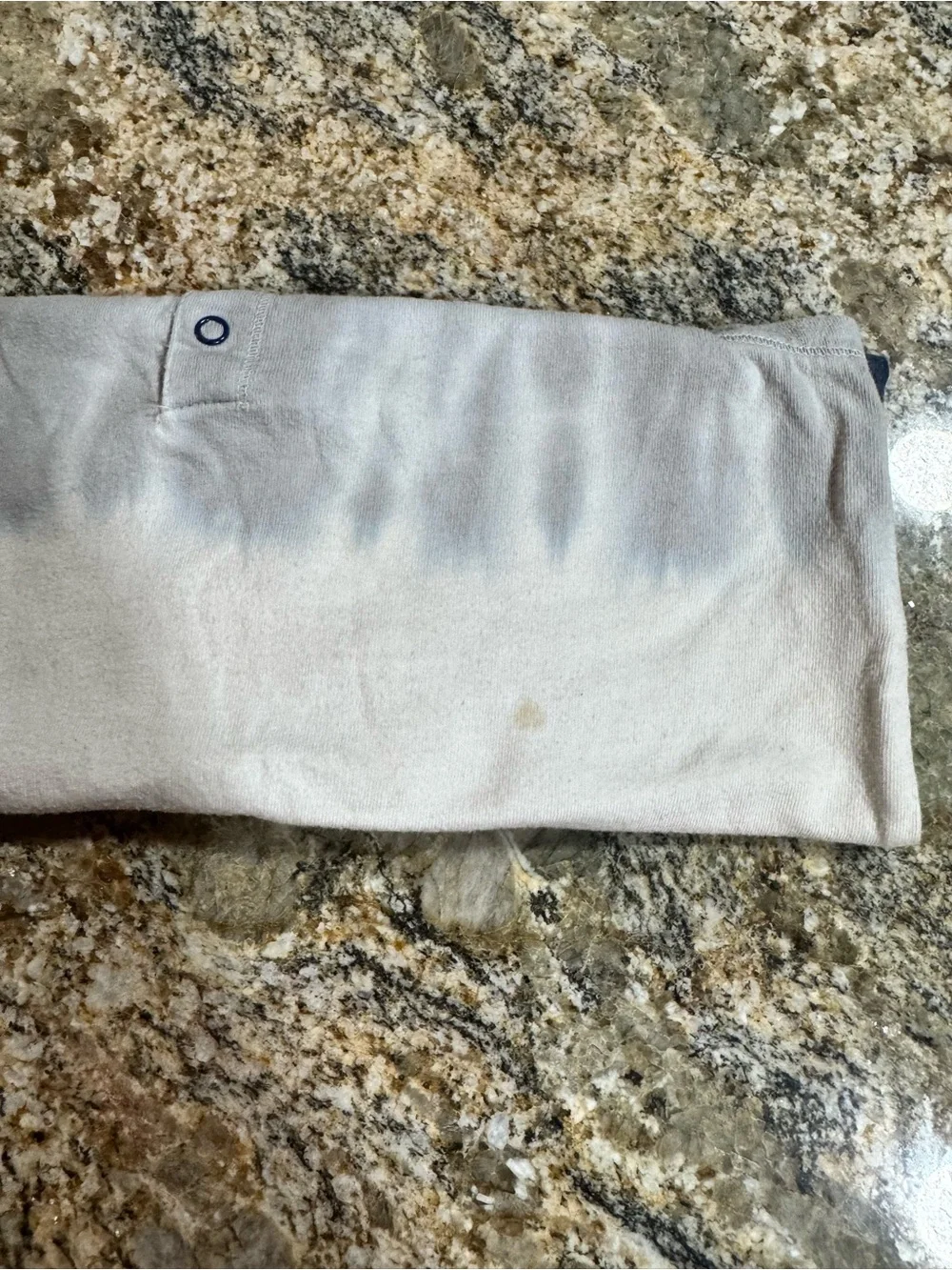 Burt's Bees Baby Cream Tee with Yellow Logo